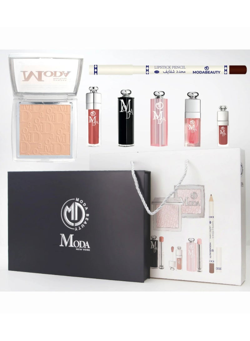 MODA BEAUTY Mini Moda Box – Complete Luxury Makeup Set (7 Pieces) - Image 3